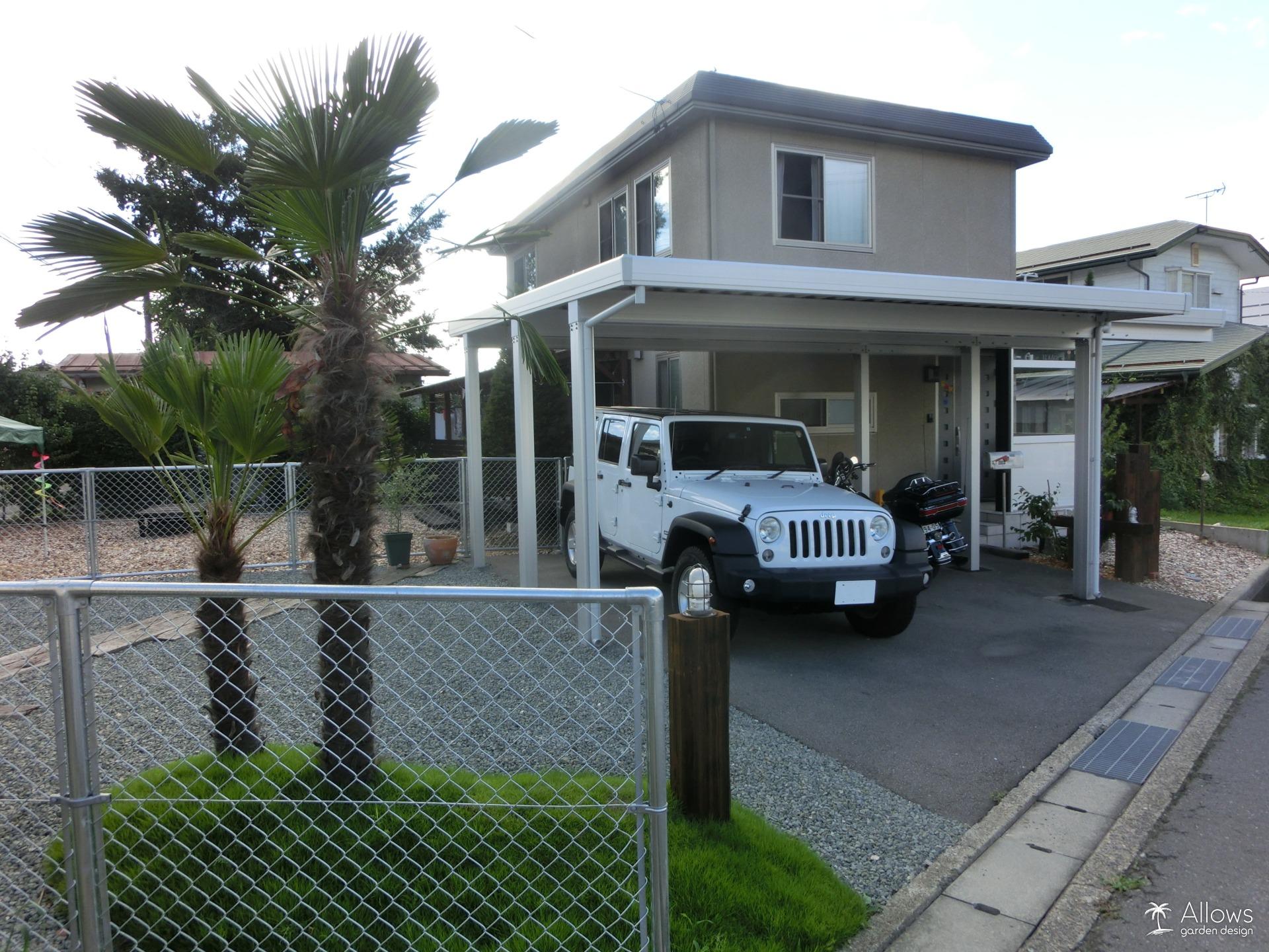 アメリカンな雰囲気のPCフェンス