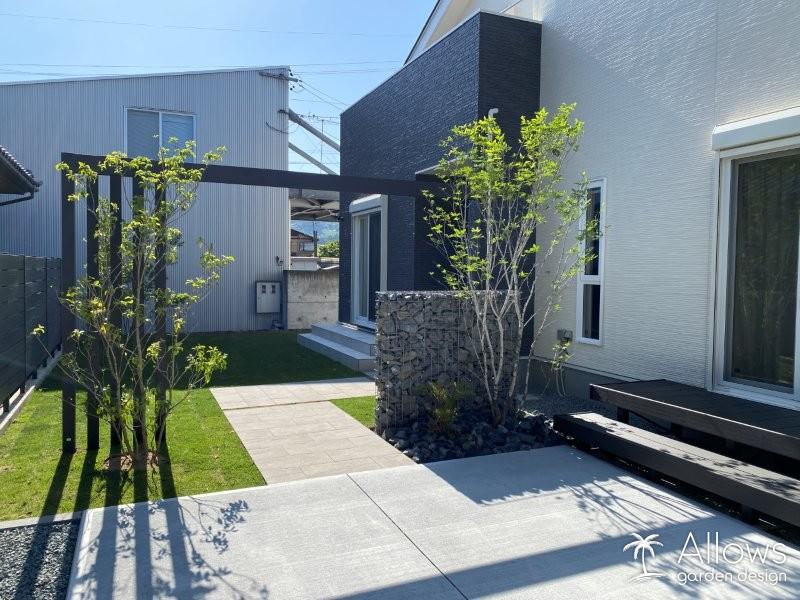 新築住宅のエクステリア工事が完了しました!