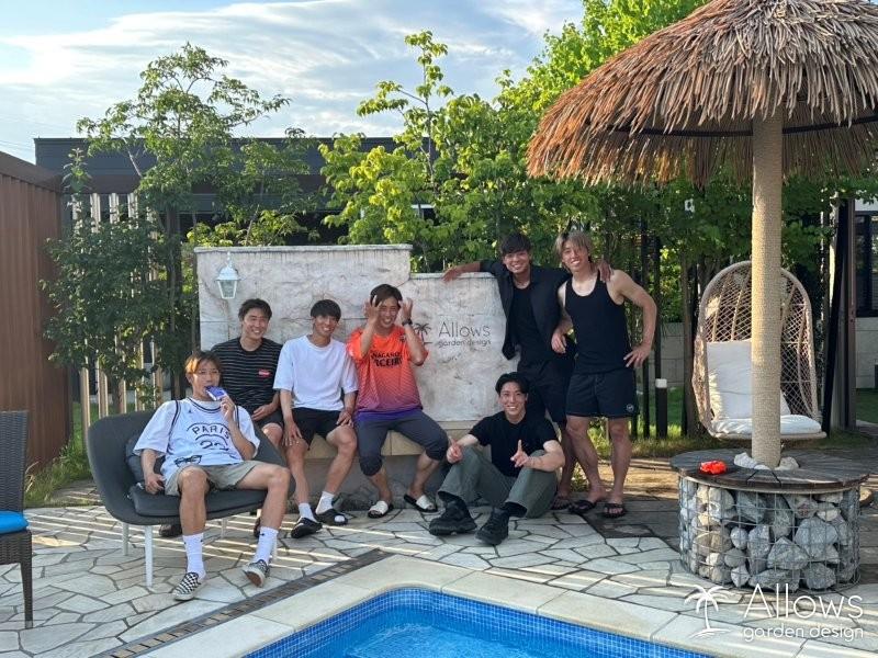 長野パルセイロの選手達が遊びに来てくださいました。