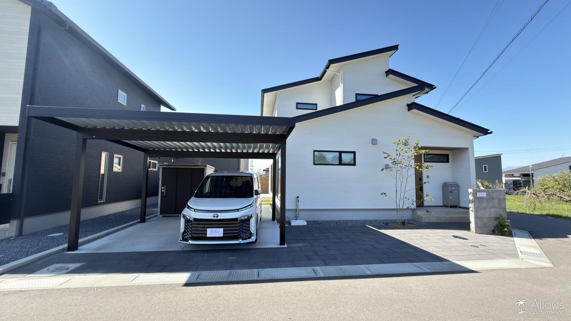 積雪の多い地域に最適なカーポート!