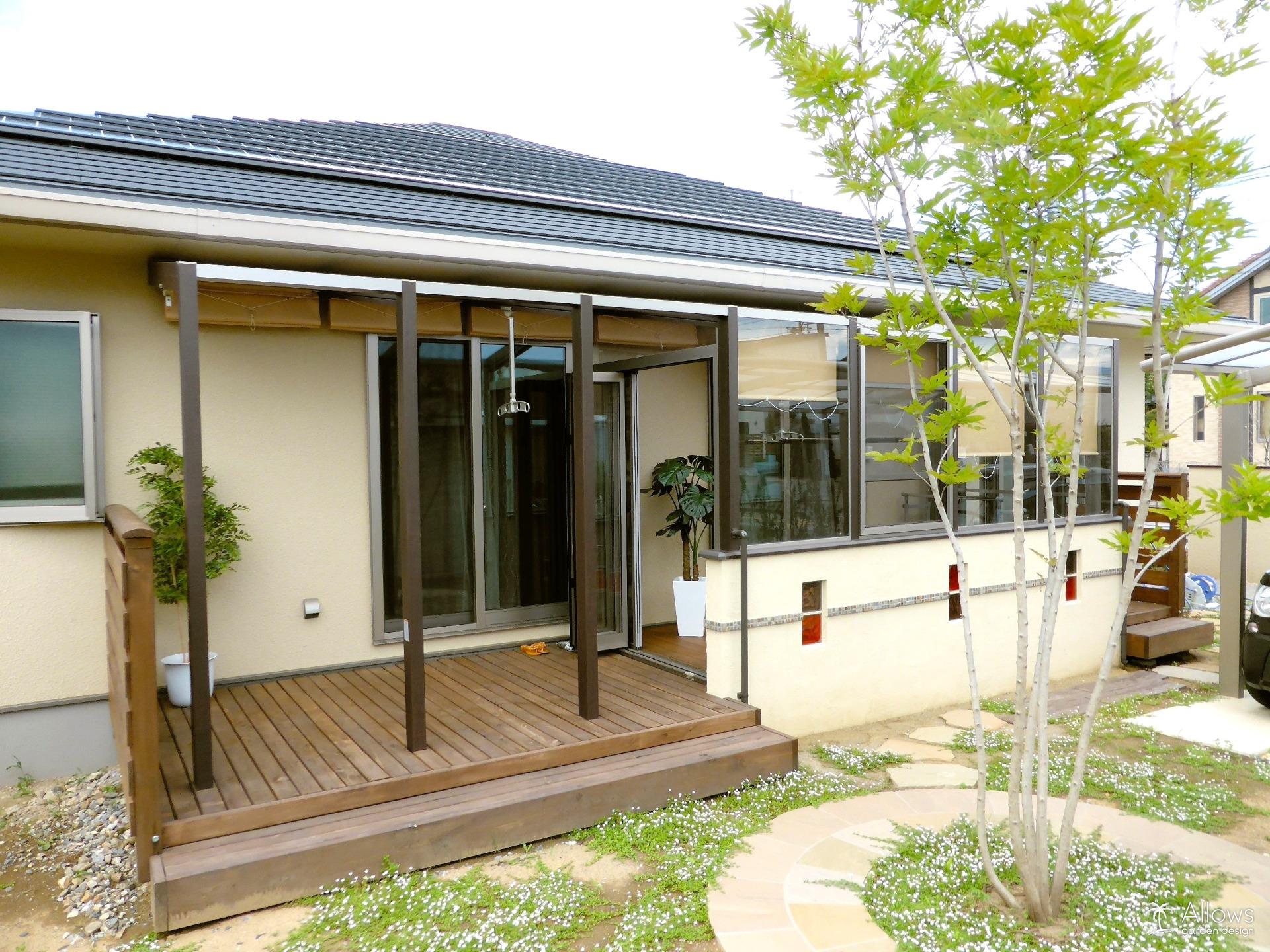 レッドシダーウッドデッキ・フェンス