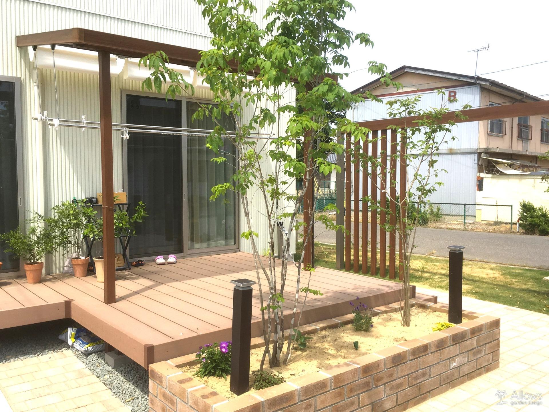 木目調のテラス屋根・シュエット