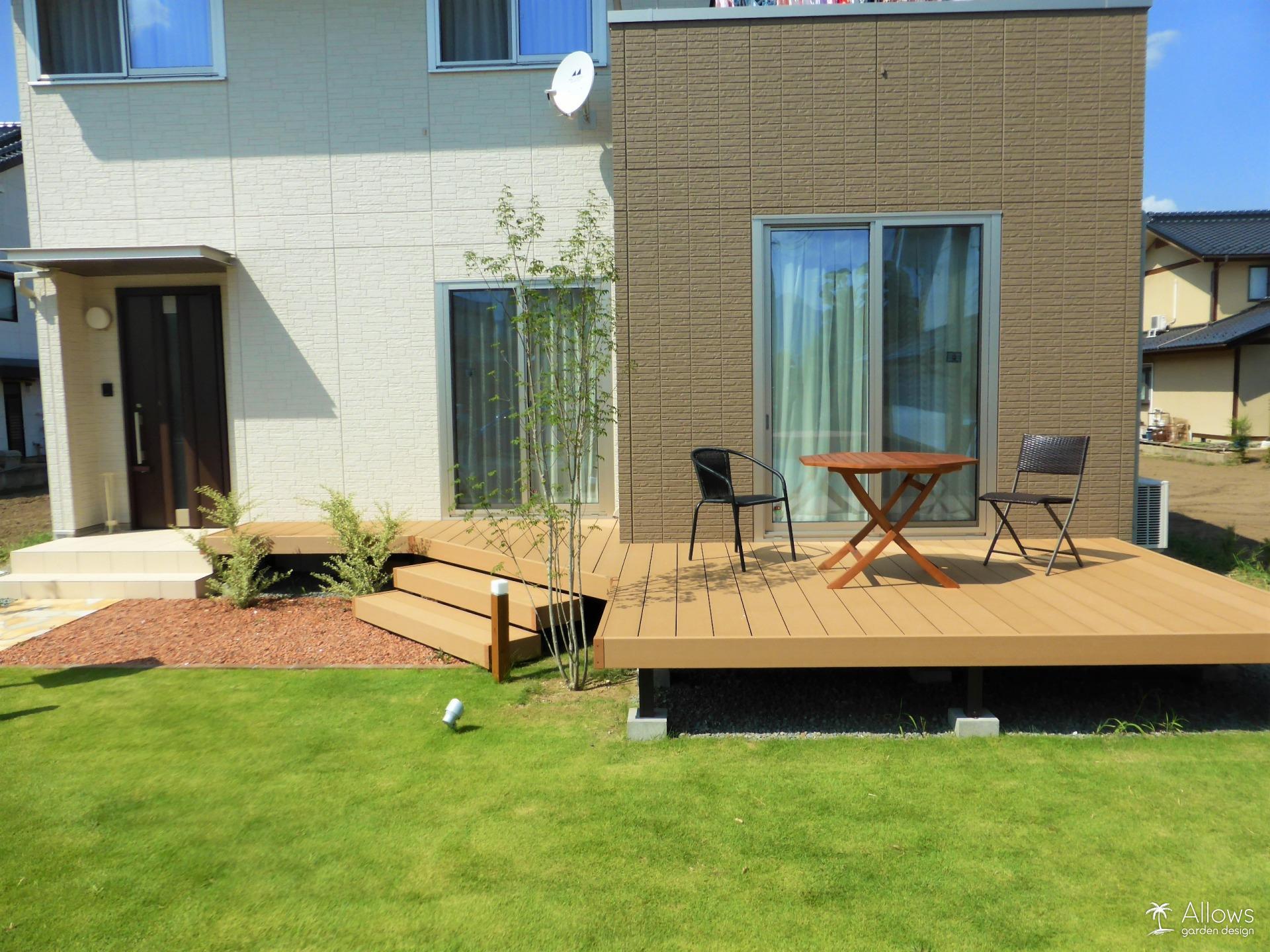 人工木ウッドデッキ