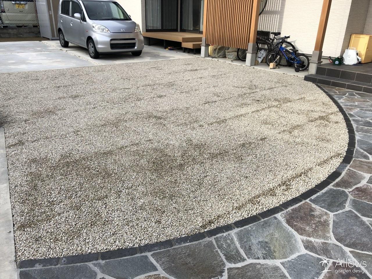 グラベルフィックス×サビ砂利×天然石