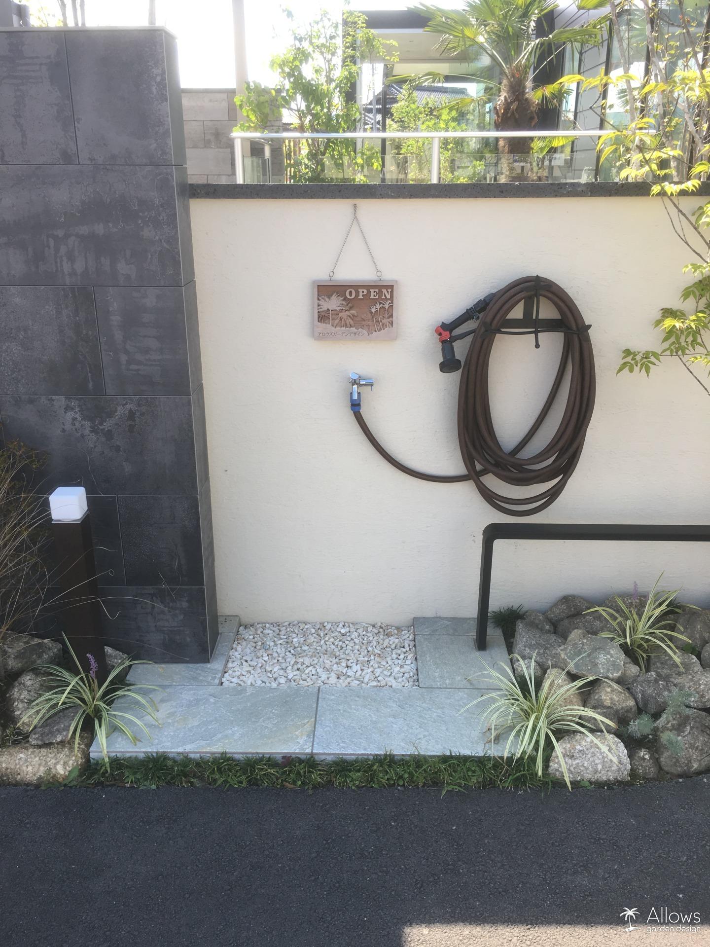 アロウズガーデン展示場　水栓