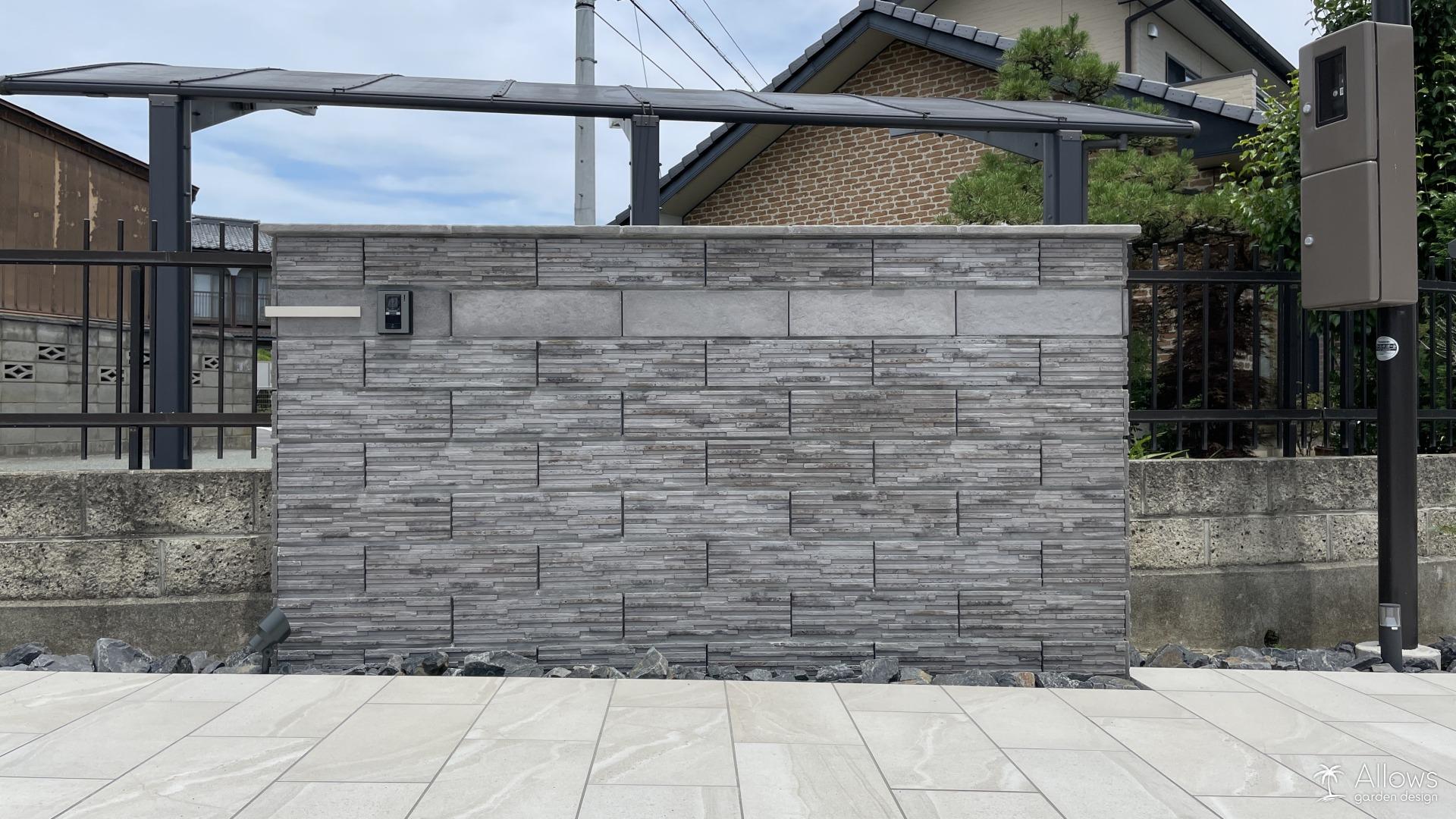 コバーウォールの門袖