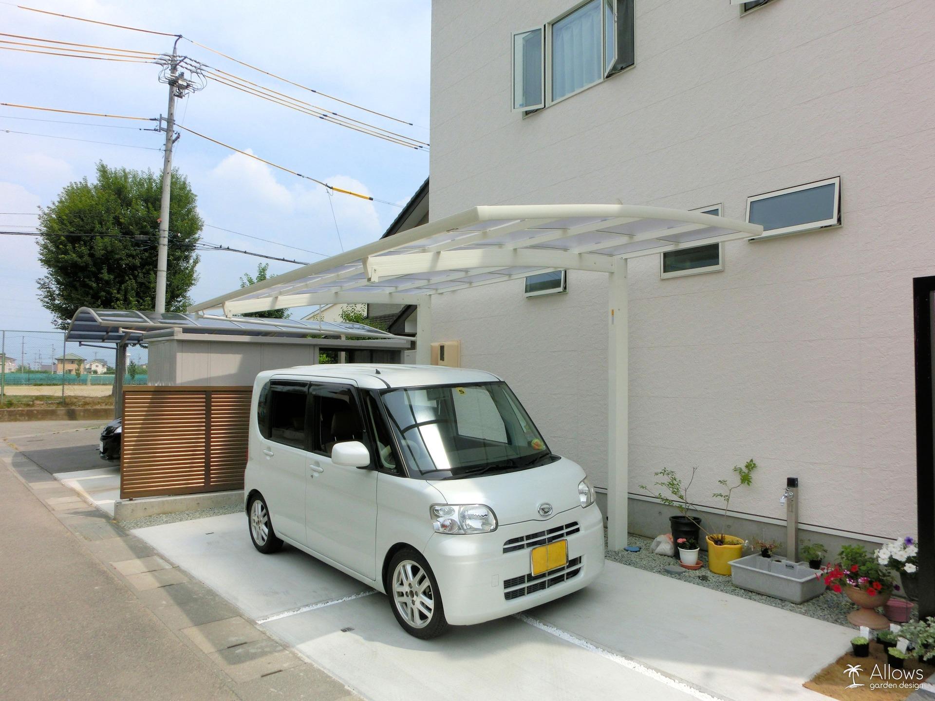 逆勾配カーポート