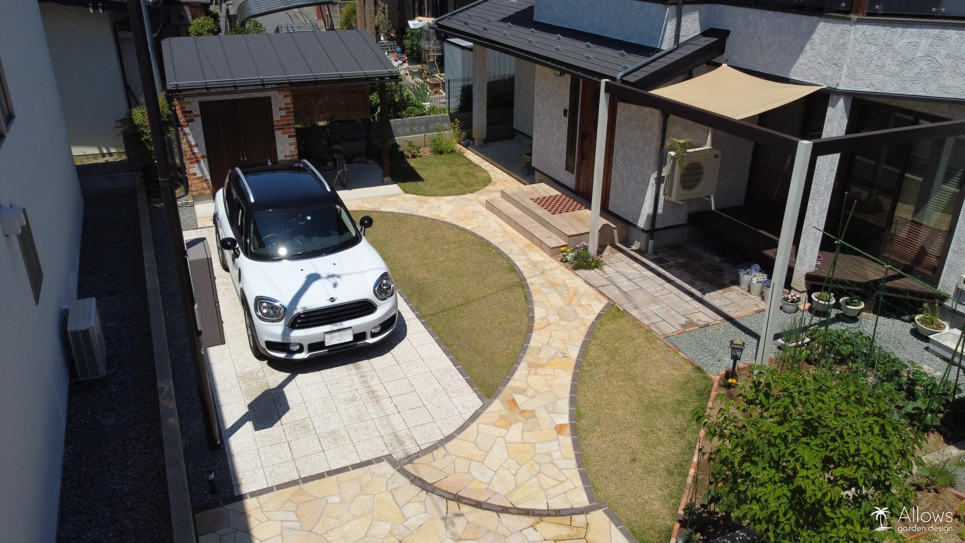 インターロッキング　ソルベ　ライトブラウン