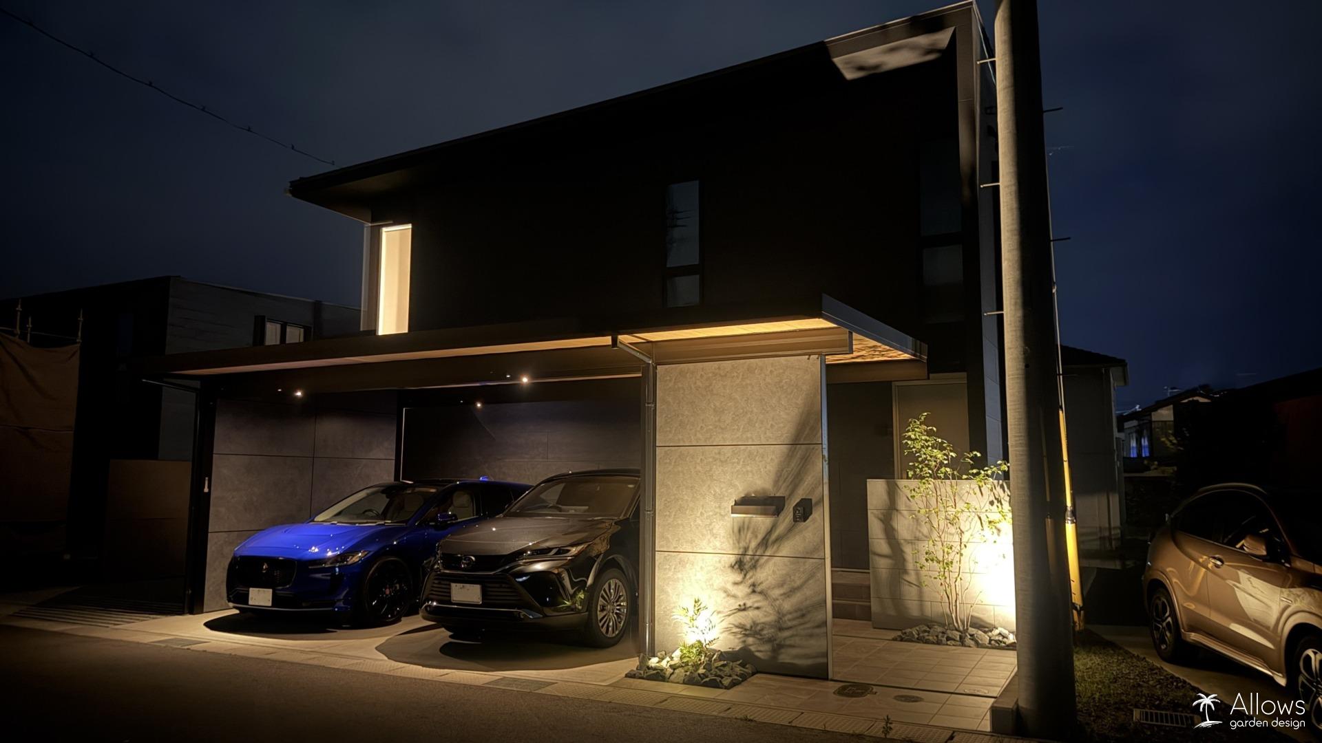 玄関まで濡れずに入れる快適動線『ジーポートPro』で新築住宅を上質空間へ