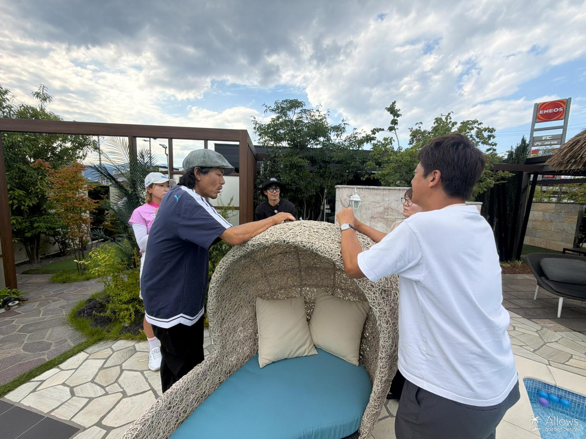 『トータルテンボスのハンパねぇ!ゴルフ』の収録が当社で行われました。